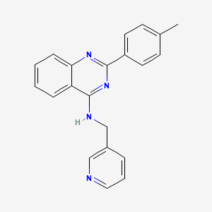 2-(4-methylphenyl)-N-(3-pyridinylmethyl)-4-quinazolinamine