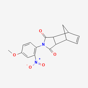 4-(4-methoxy-2-nitrophenyl)-4-azatricyclo[5.2.1.0~2,6~]dec-8-ene-3,5-dione