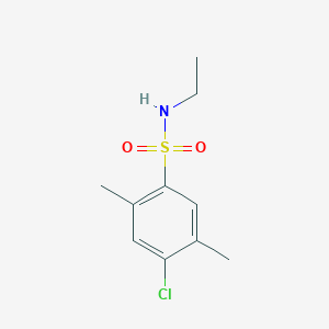 molecular formula C10H14ClNO2S B497612 4-chloro-N-ethyl-2,5-dimethylbenzenesulfonamide CAS No. 669709-63-1