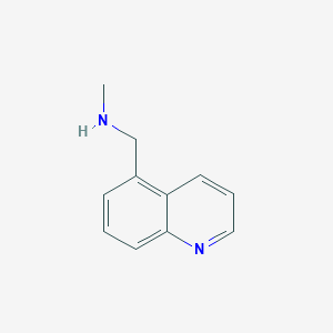 molecular formula C11H12N2 B049763 N-methyl-1-quinolin-5-ylmethanamine CAS No. 120139-90-4