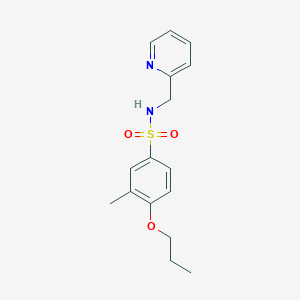 3-methyl-4-propoxy-N-(2-pyridinylmethyl)benzenesulfonamide