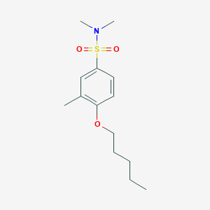 molecular formula C14H23NO3S B497640 N,N,3-trimethyl-4-(pentyloxy)benzenesulfonamide CAS No. 914246-24-5