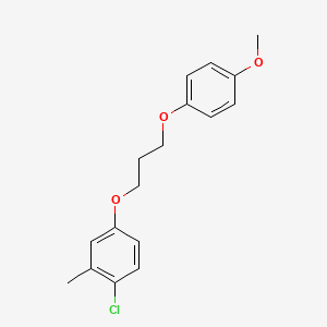 1-chloro-4-[3-(4-methoxyphenoxy)propoxy]-2-methylbenzene