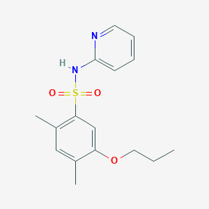 2,4-dimethyl-5-propoxy-N-(2-pyridinyl)benzenesulfonamide