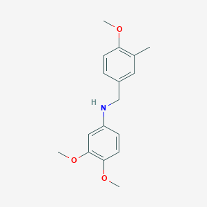 molecular formula C17H21NO3 B4976587 (3,4-dimethoxyphenyl)(4-methoxy-3-methylbenzyl)amine 