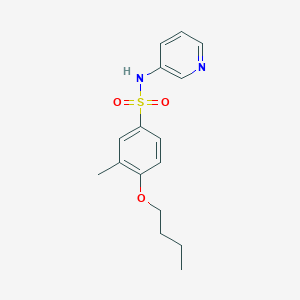 molecular formula C16H20N2O3S B497660 [(4-Butoxy-3-methylphenyl)sulfonyl]-3-pyridylamine CAS No. 914244-52-3