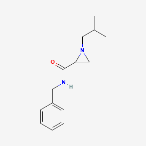 molecular formula C14H20N2O B4976631 N-benzyl-1-isobutyl-2-aziridinecarboxamide 