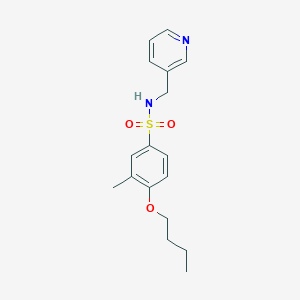 4-butoxy-3-methyl-N-(3-pyridinylmethyl)benzenesulfonamide