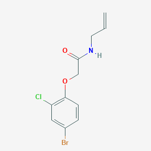molecular formula C11H11BrClNO2 B4976663 N-allyl-2-(4-bromo-2-chlorophenoxy)acetamide 
