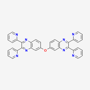 molecular formula C36H22N8O B4976755 6,6'-oxybis(2,3-di-2-pyridinylquinoxaline) 