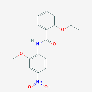 molecular formula C16H16N2O5 B4976857 2-ethoxy-N-(2-methoxy-4-nitrophenyl)benzamide 