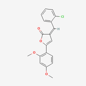 3-(2-chlorobenzylidene)-5-(2,4-dimethoxyphenyl)-2(3H)-furanone