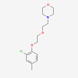 molecular formula C15H22ClNO3 B4976908 4-{2-[2-(2-chloro-4-methylphenoxy)ethoxy]ethyl}morpholine 