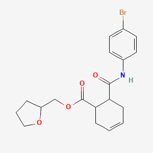 tetrahydro-2-furanylmethyl 6-{[(4-bromophenyl)amino]carbonyl}-3-cyclohexene-1-carboxylate