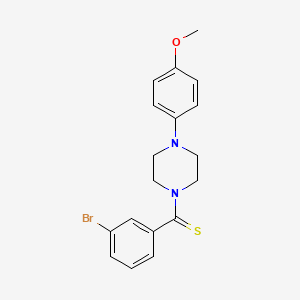 1-[(3-bromophenyl)carbonothioyl]-4-(4-methoxyphenyl)piperazine