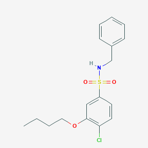 N-benzyl-3-butoxy-4-chlorobenzenesulfonamide
