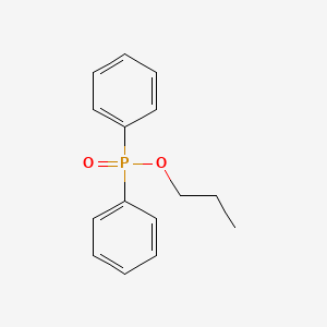 molecular formula C15H17O2P B4977145 propyl diphenylphosphinate 