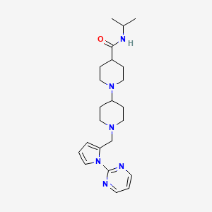 N-isopropyl-1'-{[1-(2-pyrimidinyl)-1H-pyrrol-2-yl]methyl}-1,4'-bipiperidine-4-carboxamide