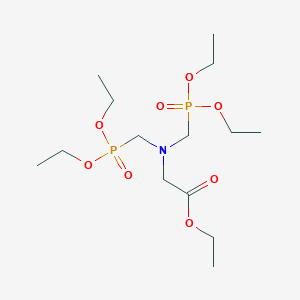 molecular formula C14H31NO8P2 B4977195 ethyl N,N-bis[(diethoxyphosphoryl)methyl]glycinate 