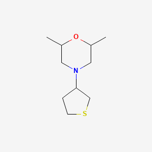 molecular formula C10H19NOS B4977198 2,6-dimethyl-4-(tetrahydro-3-thienyl)morpholine 