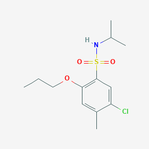 5-chloro-N-isopropyl-4-methyl-2-propoxybenzenesulfonamide