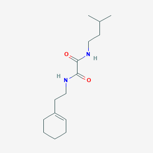 molecular formula C15H26N2O2 B4977310 N-[2-(1-cyclohexen-1-yl)ethyl]-N'-(3-methylbutyl)ethanediamide 