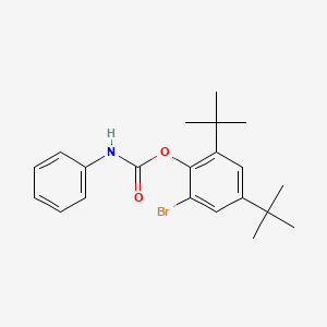 2-bromo-4,6-di-tert-butylphenyl phenylcarbamate