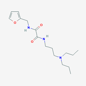 molecular formula C16H27N3O3 B4977395 N-[3-(dipropylamino)propyl]-N'-(2-furylmethyl)ethanediamide 