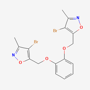 5,5'-[1,2-phenylenebis(oxymethylene)]bis(4-bromo-3-methylisoxazole)