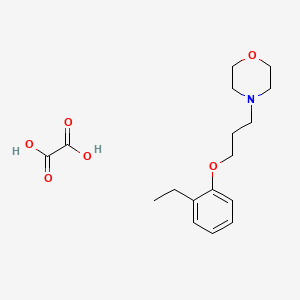 molecular formula C17H25NO6 B4977519 4-[3-(2-ethylphenoxy)propyl]morpholine oxalate 