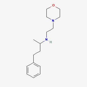 molecular formula C16H26N2O B4977581 (1-methyl-3-phenylpropyl)[2-(4-morpholinyl)ethyl]amine 