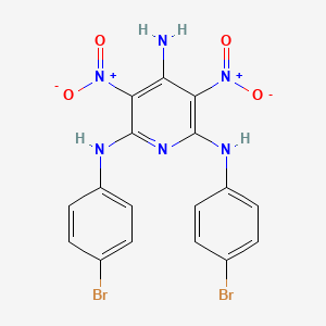 N~2~,N~6~-bis(4-bromophenyl)-3,5-dinitro-2,4,6-pyridinetriamine