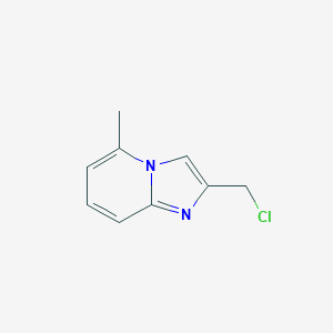 molecular formula C9H9ClN2 B049777 2-(氯甲基)-5-甲基咪唑并[1,2-a]吡啶 CAS No. 118000-39-8
