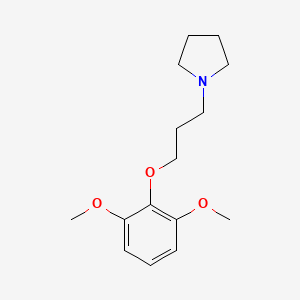 1-[3-(2,6-dimethoxyphenoxy)propyl]pyrrolidine