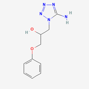 1-(5-amino-1H-tetrazol-1-yl)-3-phenoxy-2-propanol