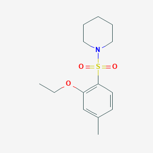 [(2-Ethoxy-4-methylphenyl)sulfonyl]piperidine