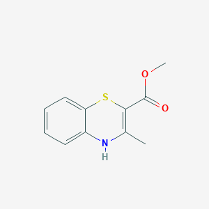 molecular formula C11H11NO2S B4977813 3-甲基-4H-1,4-苯并噻嗪-2-甲酸甲酯 CAS No. 90252-61-2