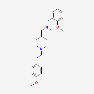 molecular formula C25H36N2O2 B4977863 (2-ethoxybenzyl)({1-[2-(4-methoxyphenyl)ethyl]-4-piperidinyl}methyl)methylamine 