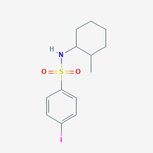 molecular formula C13H18INO2S B497791 4-iodo-N-(2-methylcyclohexyl)benzenesulfonamide CAS No. 927636-65-5