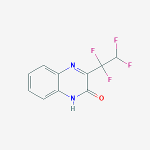 molecular formula C10H6F4N2O B4978005 3-(1,1,2,2-tetrafluoroethyl)-2(1H)-quinoxalinone CAS No. 89995-27-7