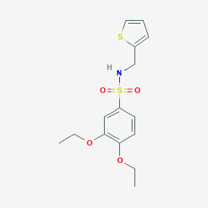 3,4-diethoxy-N-(2-thienylmethyl)benzenesulfonamide