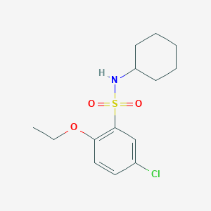 molecular formula C14H20ClNO3S B497813 5-chloro-N-cyclohexyl-2-ethoxybenzenesulfonamide CAS No. 838901-44-3