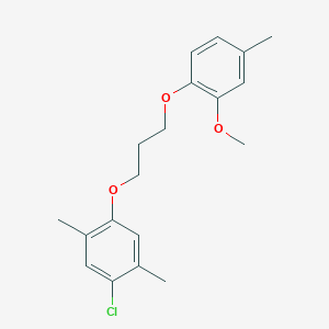 1-chloro-4-[3-(2-methoxy-4-methylphenoxy)propoxy]-2,5-dimethylbenzene