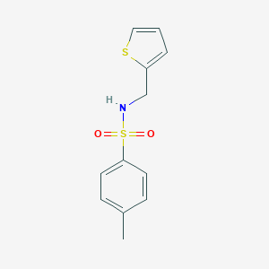 molecular formula C12H13NO2S2 B497819 4-methyl-N-(thiophen-2-ylmethyl)benzenesulfonamide CAS No. 545358-50-7