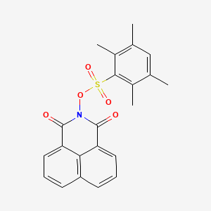 molecular formula C22H19NO5S B4978216 2-{[(2,3,5,6-tetramethylphenyl)sulfonyl]oxy}-1H-benzo[de]isoquinoline-1,3(2H)-dione 