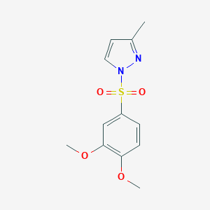 1-[(3,4-dimethoxyphenyl)sulfonyl]-3-methyl-1H-pyrazole
