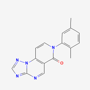 molecular formula C16H13N5O B4978244 7-(2,5-dimethylphenyl)pyrido[3,4-e][1,2,4]triazolo[1,5-a]pyrimidin-6(7H)-one 