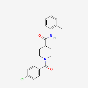 1-(4-chlorobenzoyl)-N-(2,4-dimethylphenyl)-4-piperidinecarboxamide