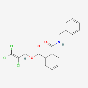 2,3,3-trichloro-1-methyl-2-propen-1-yl 6-[(benzylamino)carbonyl]-3-cyclohexene-1-carboxylate