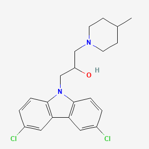 1-(3,6-dichloro-9H-carbazol-9-yl)-3-(4-methyl-1-piperidinyl)-2-propanol